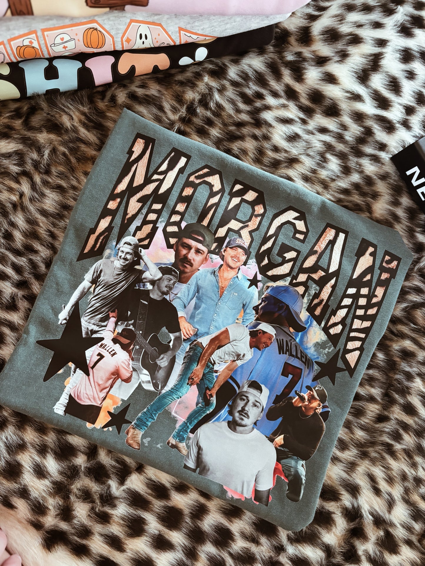 Morgan Wallen Collage Blue Spruce Tee