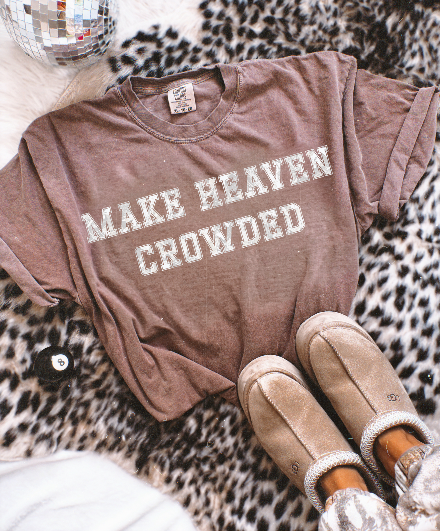 MAKE HEAVEN CROWDED TEE