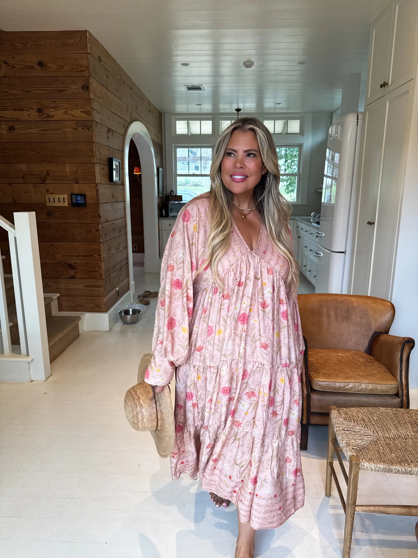 SPRING FLORAL KORA DRESS - PREORDER