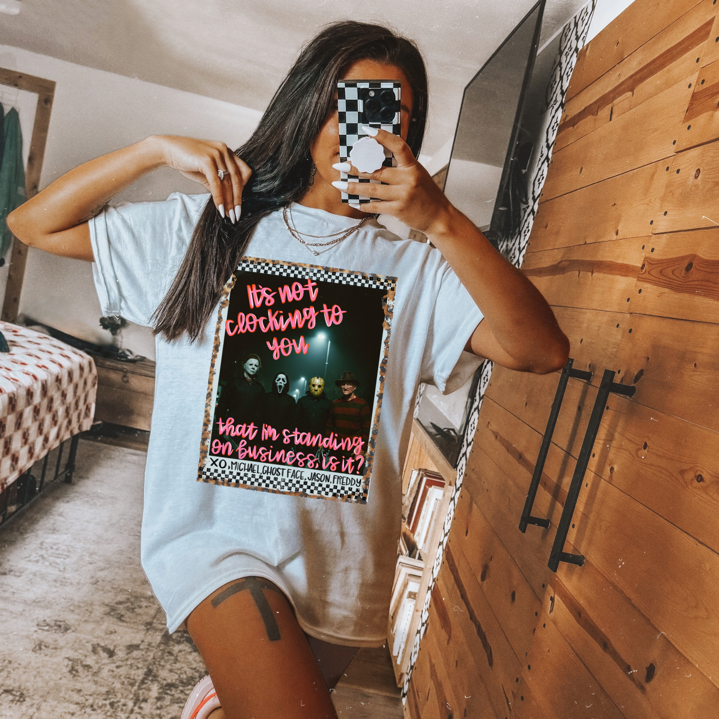 ITS NOT CLOCKING TO YOU THAT IM STANDING ON BUSINESS SPOOKY TEE