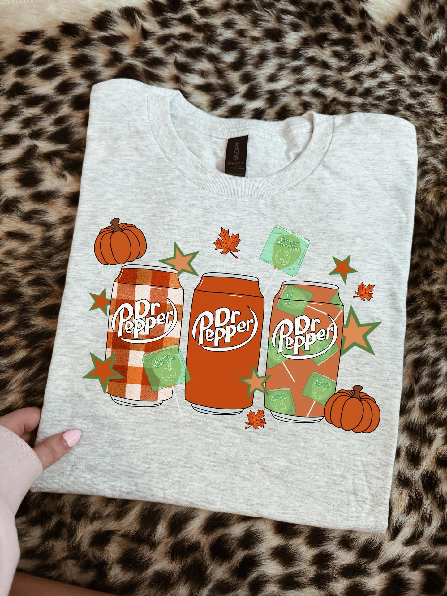 FALL DR PEPPER ASH GRAY TEE