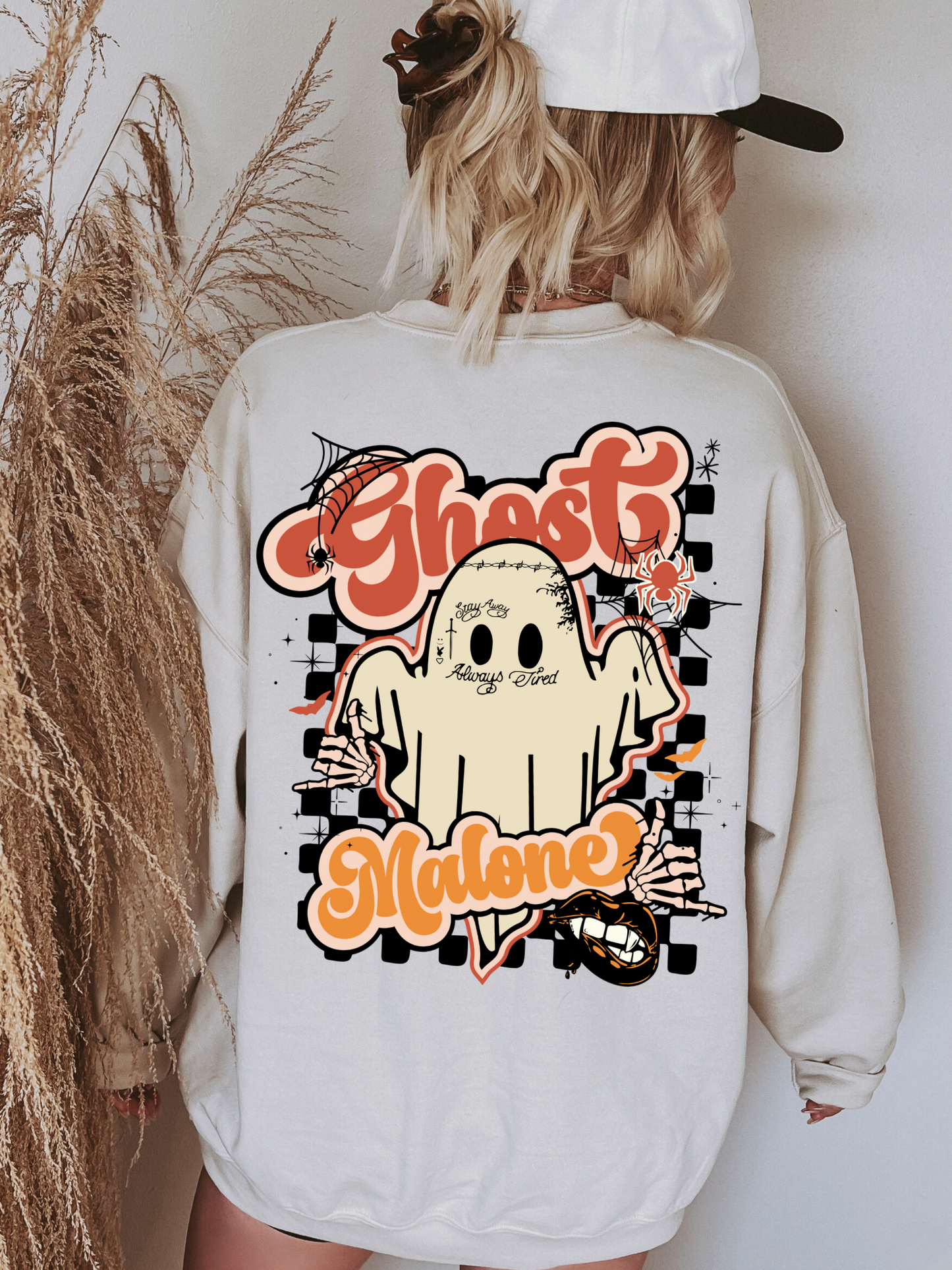 GHOST MALONE SPOOKY RETRO SAND CREW