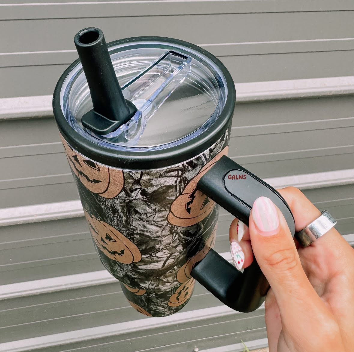 CAMO PUMPKIN TUMBLER