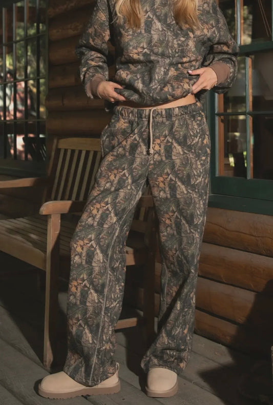 EVERGREEN DARK CAMO LOUNGE SWEATPANTS