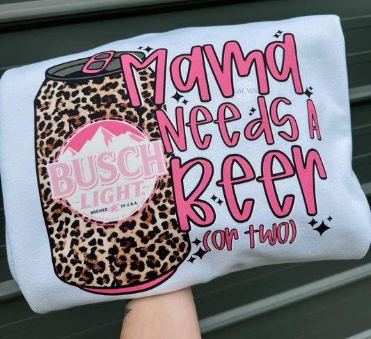 Mama Needs a Beer Cheetah Busch Light