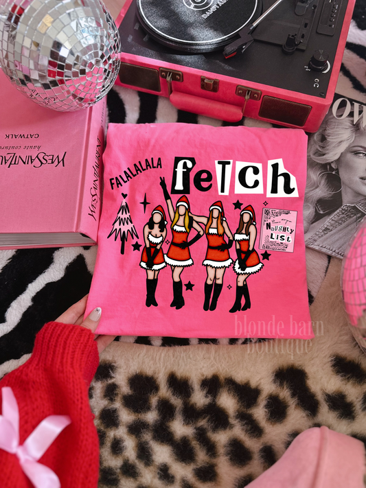 MEAN GIRLS CHRISTMAS SAFETY PINK TEE